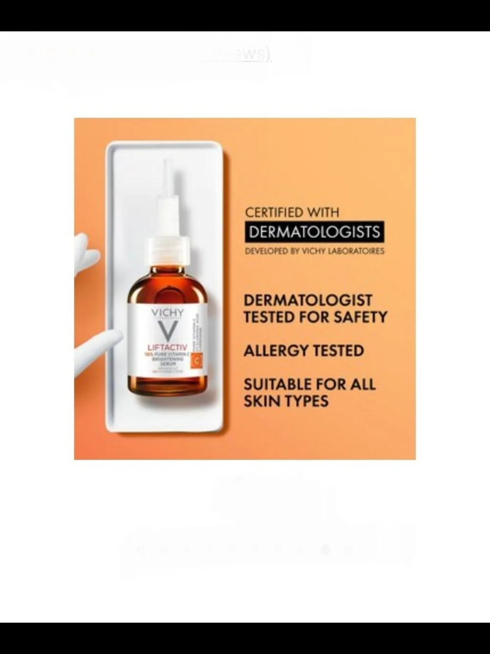 Vichy Liftactiv 16% Pure Vitamin C Serum, .67 OZ (Full Size)